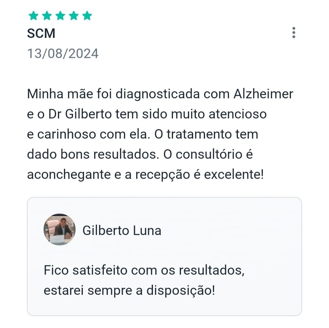 depoimentos dr gilberto luna