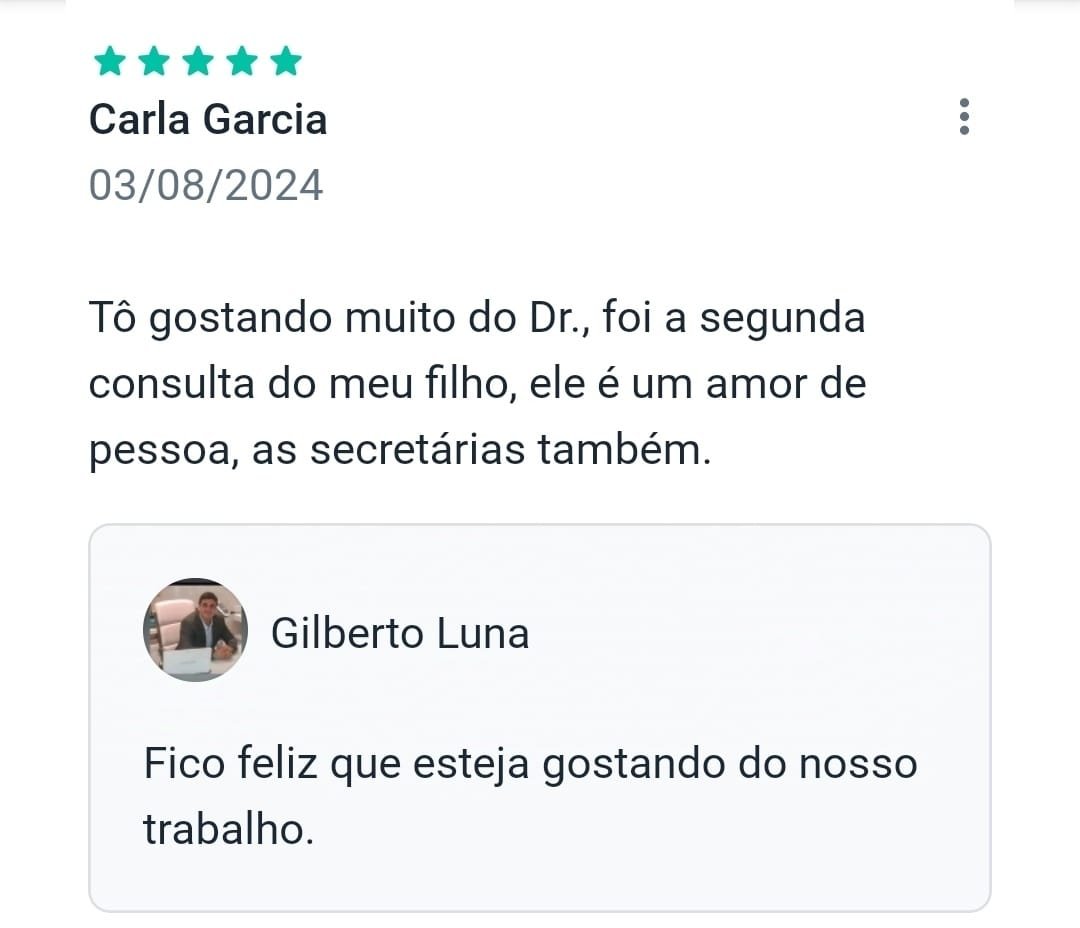 depoimentos dr gilberto luna