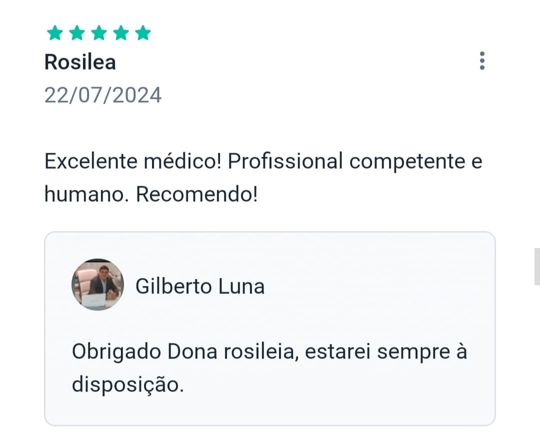 depoimentos dr gilberto luna